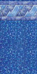 Swimline 20' Round River Stone 54" Unibead 25GA Liner